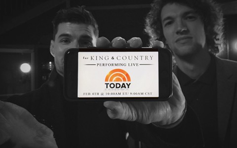 For KING & COUNTRY to Perform on The Today Show