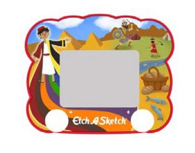 Joseph, David & Goliath Etch A Sketch Jr. Image courtesy of Send The Light Distribution.