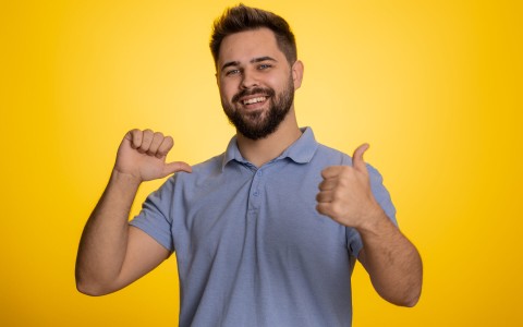 Proud of himself winner