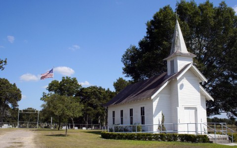 rural church in Texas