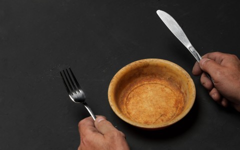 empty bowl, famine, starvation