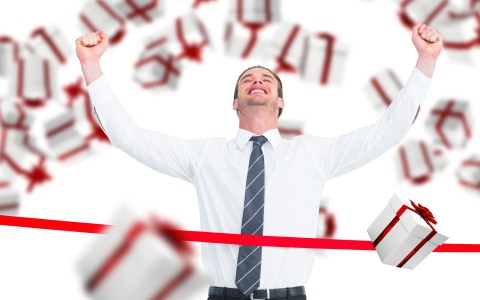 Crossing the finish line