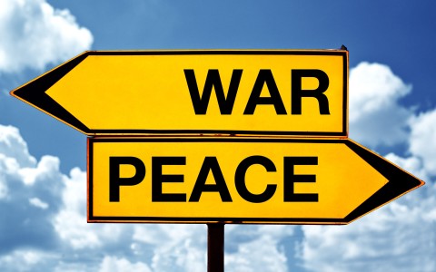 War or peace. You can have peace only in Jesus.