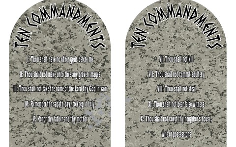 Law - Ten Commandments