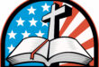 Bible With Cross American Stars Stripes