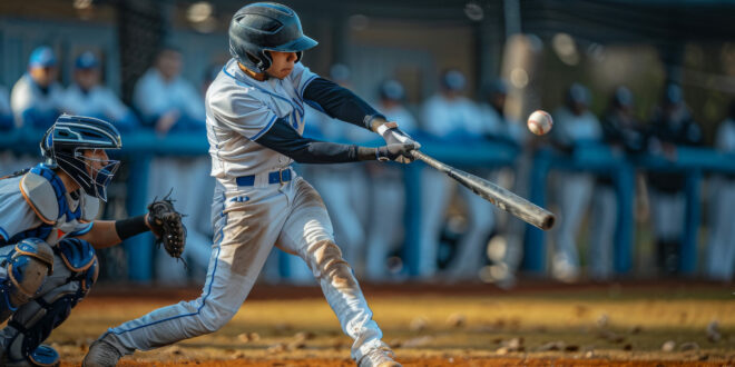 Batter focusing. Avoiding a strike-out.