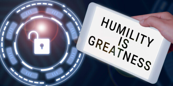 Jesus' greatness demonstrated by His humility