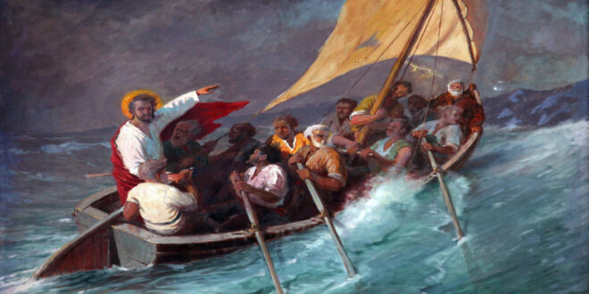 Jesus stills the storm