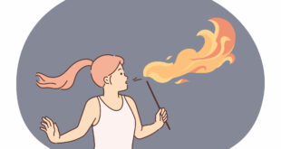 the tongue is a fire,