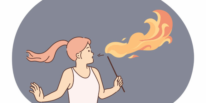 the tongue is a fire,